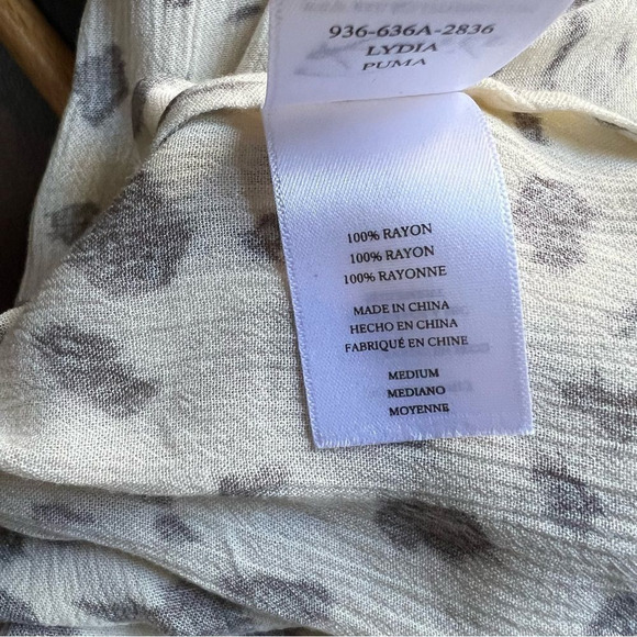 RAILS BLOUSE, Lydia Top Puma, Cream / Taupe M - Picture 7 of 11